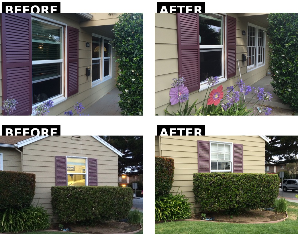 Residential glass replacement project