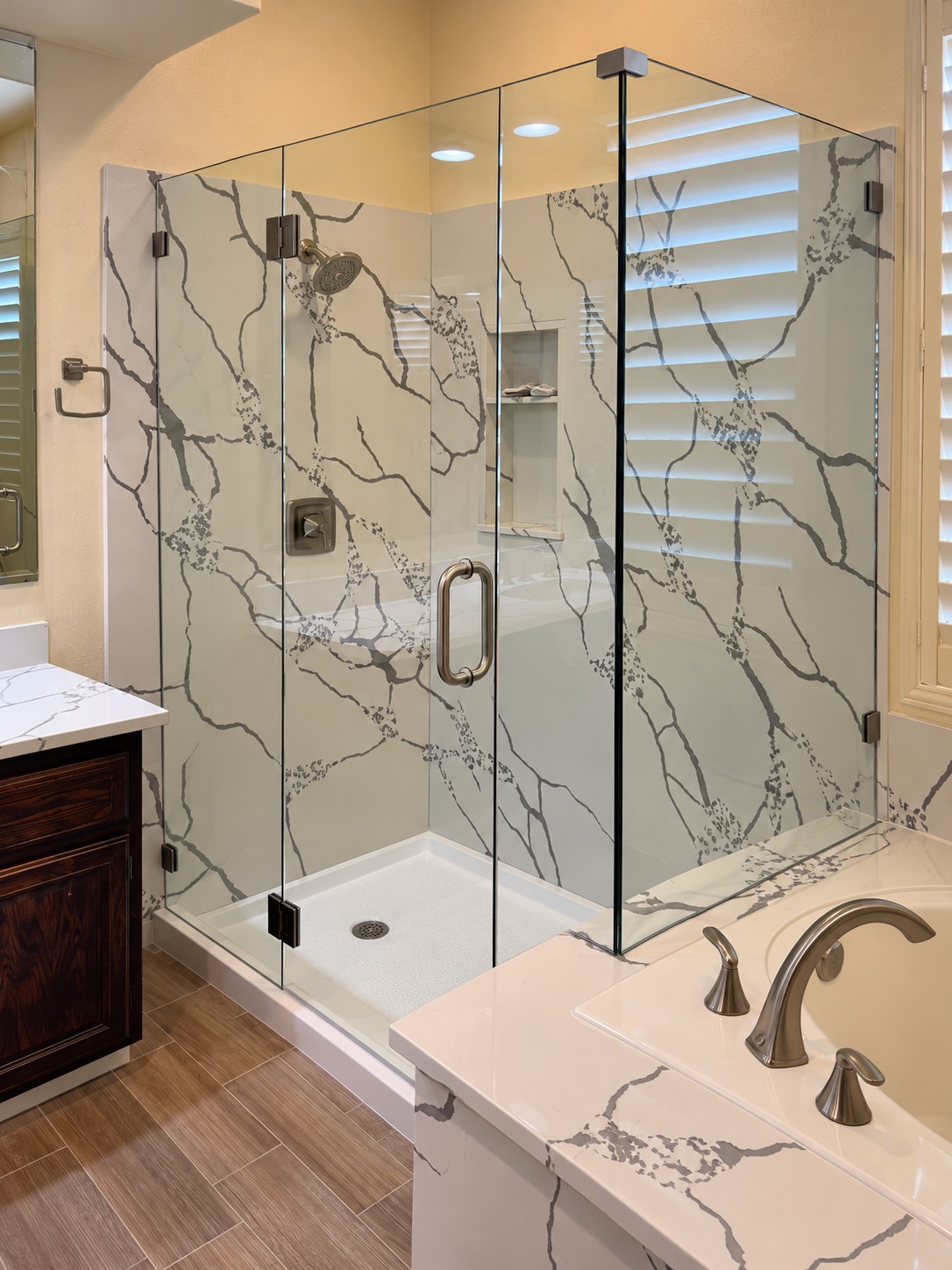 Custom shower enclosure